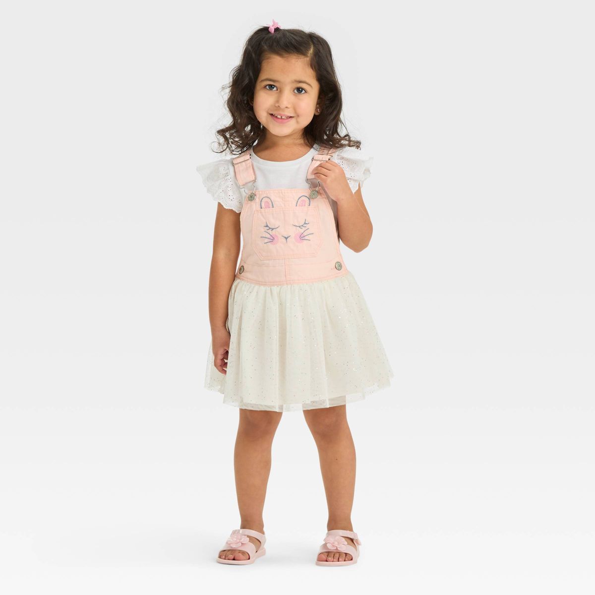 OshKosh B'gosh Toddler Girls' Bunny Skirtall - Pink | Target