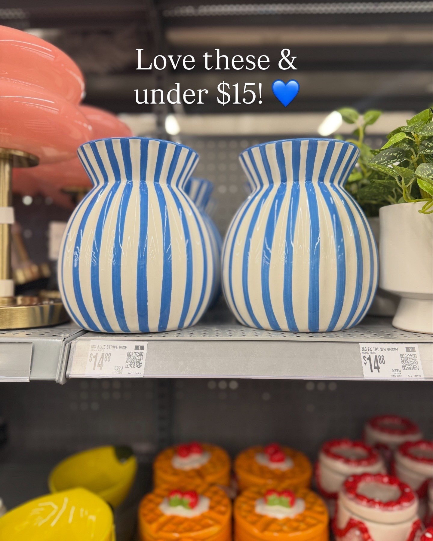 Under $15! Love the bold color for Spring/Summer! 💙 ☀️ 

#LTKHome #LTKSeasonal