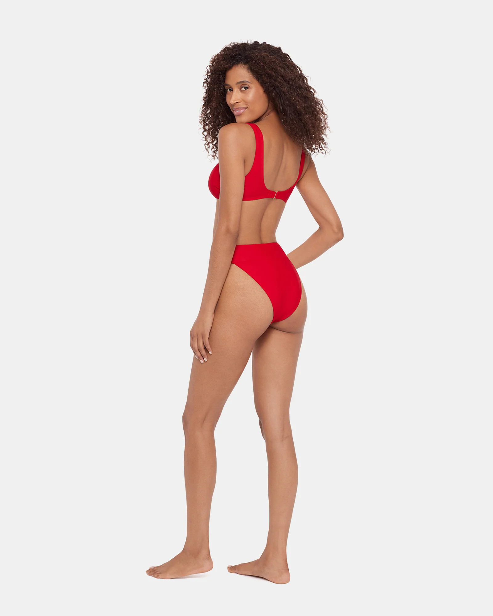 SLEEK 'N CHIC BIKINI BOTTOM Cherry Women's Cheeky Bikini Bottom | Steve Madden (US)