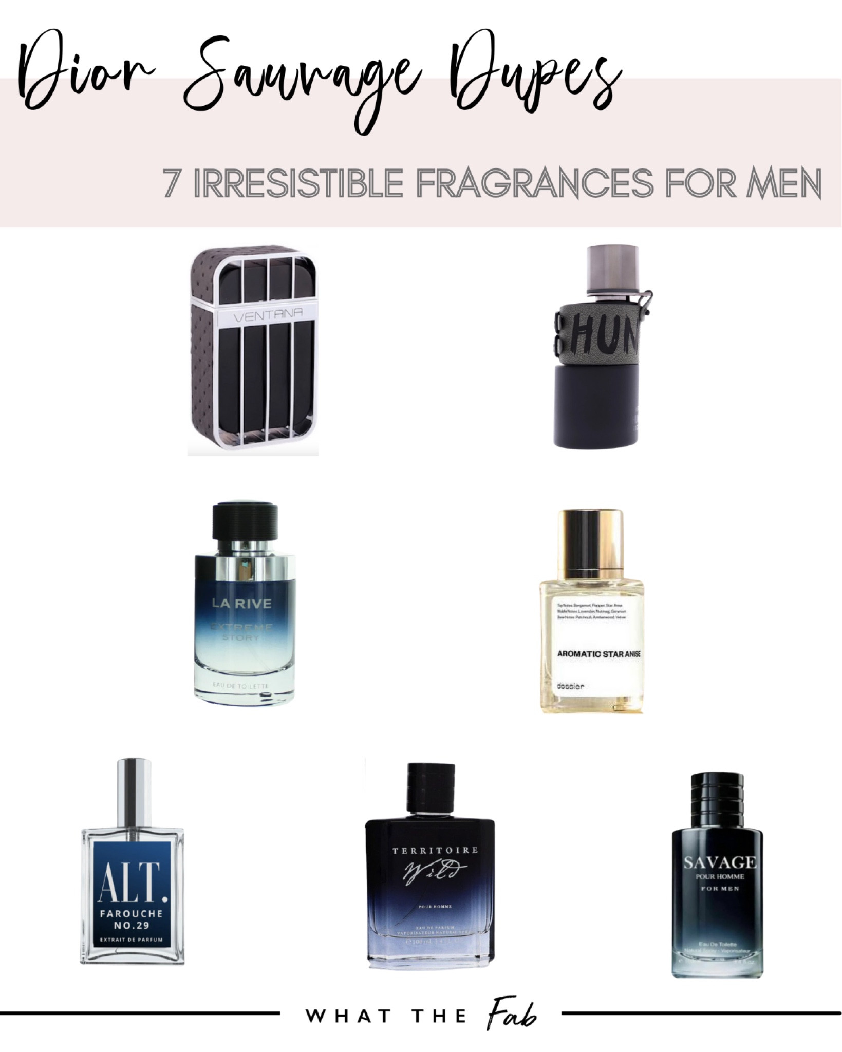 Similar scents discount to dior sauvage