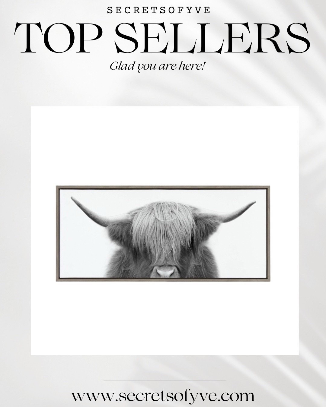 SecretsofYve: My highland cow wall art is finally a top seller in my LTK! @target
#Secretsofyve #ltkgiftguide
Always humbled & thankful to have you here.. New posts daily at 3pm & 4:15pm EST. 
CEO: PATESI Global & PATESIfoundation.org
@secretsofyve : where beautiful meets practical, comfy meets style, affordable meets glam with a splash of splurge every now and then. I do LOVE a good sale and combining codes! #ltkstyletip #ltksalealert #ltku #ltkfindsunder100 #ltkfindsunder50 secretsofyve

#LTKSeasonal #LTKMens #LTKHome
