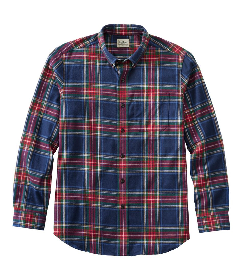 Men's Scotch Plaid Flannel Shirt, Traditional Fit | L.L. Bean
