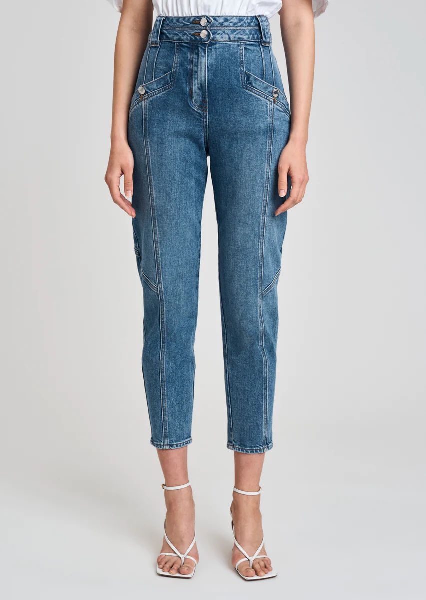Alexa High-Rise Jeans - Medium Dark Wash | Derek Lam