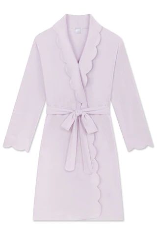Pima Scallop Robe in Wildflower | Lake Pajamas