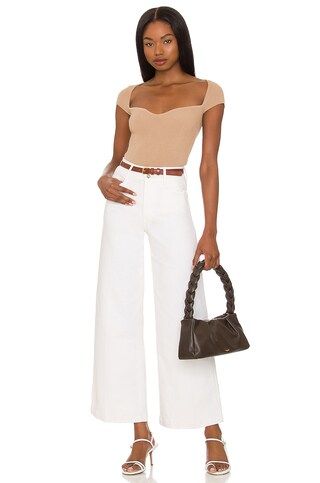 superdown Rachelle Knit Top in Nude from Revolve.com | Revolve Clothing (Global)
