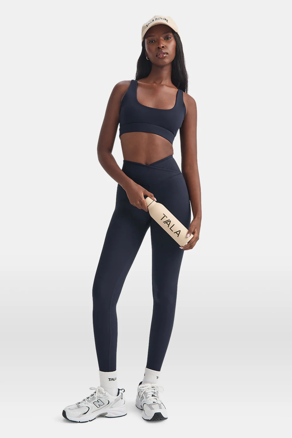DayFlex Wrap High Waisted Legging - Midnight Navy | TALA (UK)