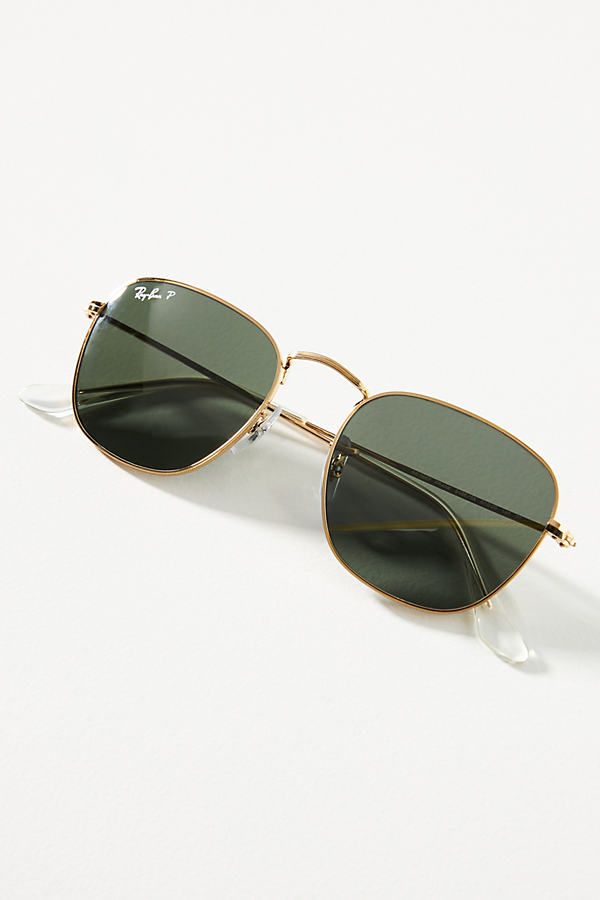 Ray-Ban Frank Legend Square Sunglasses By Ray-Ban in Gold | Anthropologie (US)