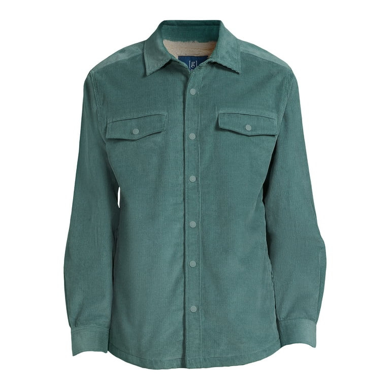 George Men's Corduroy Shirt Jacket, Sizes S-3XL | Walmart (US)