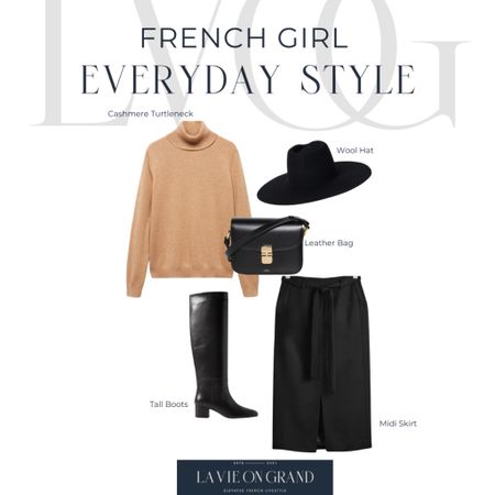 Winter Outfit
Everyday Classics
MIDI Skirt
Tall Boots
Wool Hat
Leather Bag 

#LTKover40 #LTKstyletip #LTKSeasonal