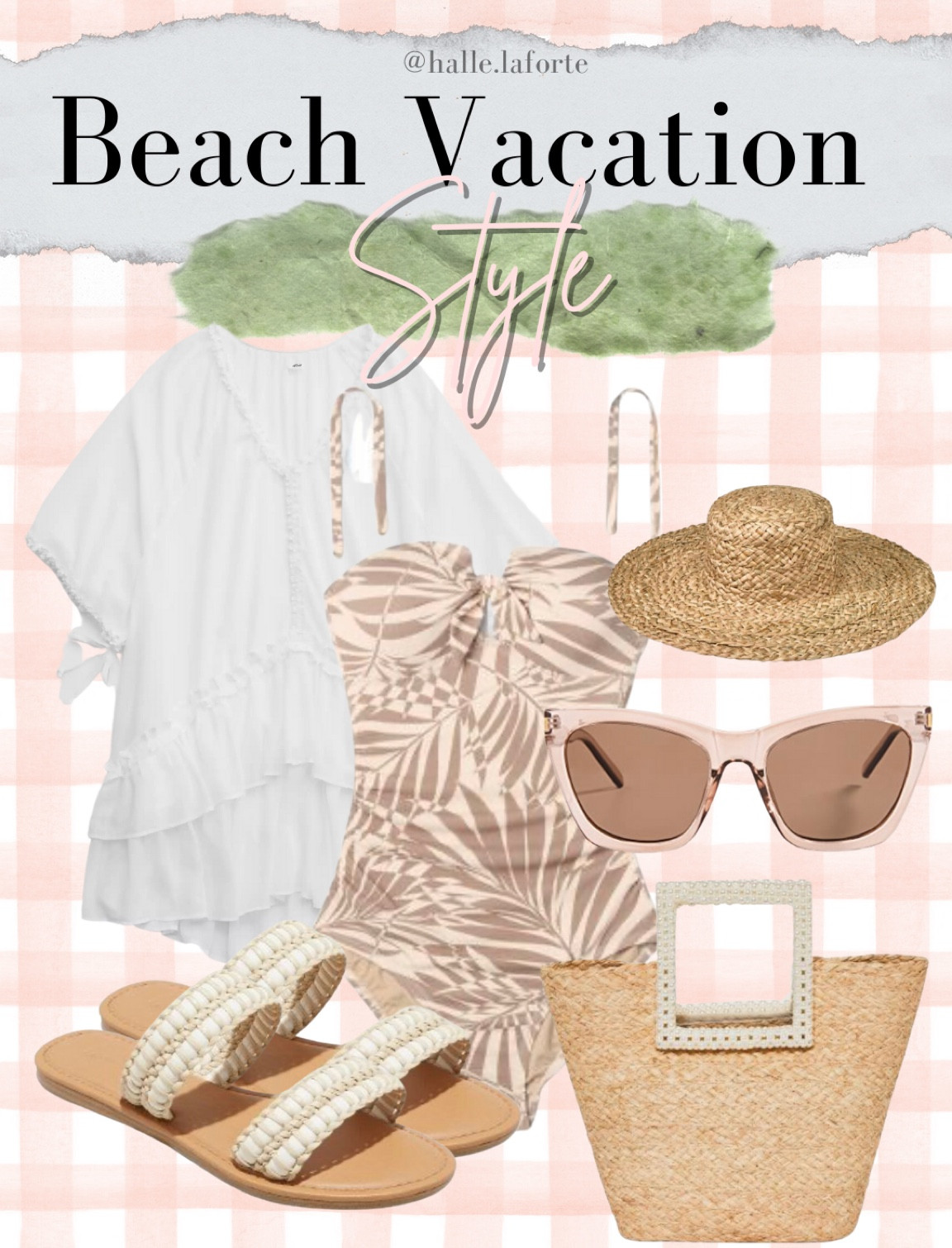 Resort wear 
Swimsuit 
Bathing suit 
Hat 
Bag 
Sunglasses 
Sandals 
Coverup 
Beach outfit 
#springoutfits #fallfavorites #LTKbacktoschool #fallfashion #vacationdresses #resortdresses #resortwear #resortfashion #summerfashion #summerstyle #LTKseasonal #rustichomedecor #liketkit #highheels #Itkhome #Itkgifts #Itkgiftguides #springtops #summertops #Itksalealert
#LTKRefresh #fedorahats #bodycondresses #sweaterdresses #bodysuits #miniskirts #midiskirts #longskirts #minidresses #mididresses #shortskirts #shortdresses #maxiskirts #maxidresses #watches #backpacks #camis #croppedcamis #croppedtops #highwaistedshorts #highwaistedskirts #momjeans #momshorts #capris #overalls #overallshorts #distressesshorts #distressedjeans #whiteshorts #contemporary #leggings #blackleggings #bralettes #lacebralettes #clutches #crossbodybags #competition #beachbag #halloweendecor #totebag #luggage #carryon # blazers #airpodcase #iphonecase #shacket #jacket #sale #under50 #under100 #under40 #workwear #ootd #bohochic #bohodecor #bohofashion #bohemian #contemporarystyle #modern #bohohome #modernhome #homedecor #amazonfinds #nordstrom #bestofbeauty #beautymusthaves #beautyfavorites #hairaccessories #fragrance #candles #perfume #jewelry #earrings #studearrings #hoopearrings #simplestyle #aestheticstyle #designerdupes #luxurystyle #bohofall #strawbags #strawhats #kitchenfinds #amazonfavorites #bohodecor #aesthetics #blushpink #goldjewelry #stackingrings #toryburch #comfystyle #easyfashion #vacationstyle #goldrings #fallinspo #lipliner #lipplumper #lipstick #lipgloss #makeup #blazers #LTKU #primeday
#StyleYouCanTrust #giftguide #LTKRefresh #LTKSale
#LTKHalloween #LTKFall #fall #falloutfits #backtoschool
#backtowork #LTKGiftGuide #amazonfashion #traveloutfit #familyphotos #liketkit #trendyfashion #fallwardrobe #winterfashion #christmas #holdavfavorites #ITKseasonal #grandmillennial #grandmillennialstyle 

#LTKSeasonal #LTKswim #LTKFind