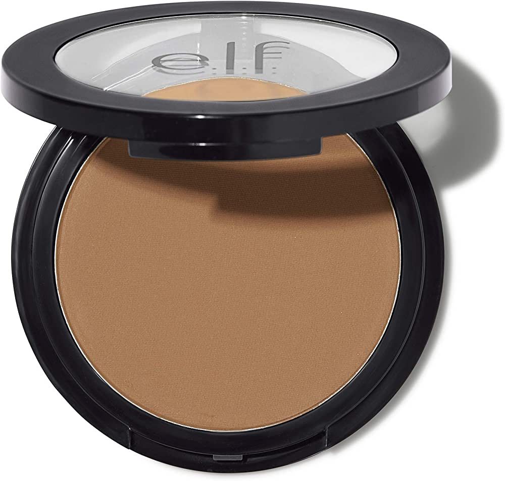 e.l.f., Primer-infused Bronzer, Long-Wear, Matte, Bold, Lightweight, Blends Easily, Contours Chee... | Amazon (US)
