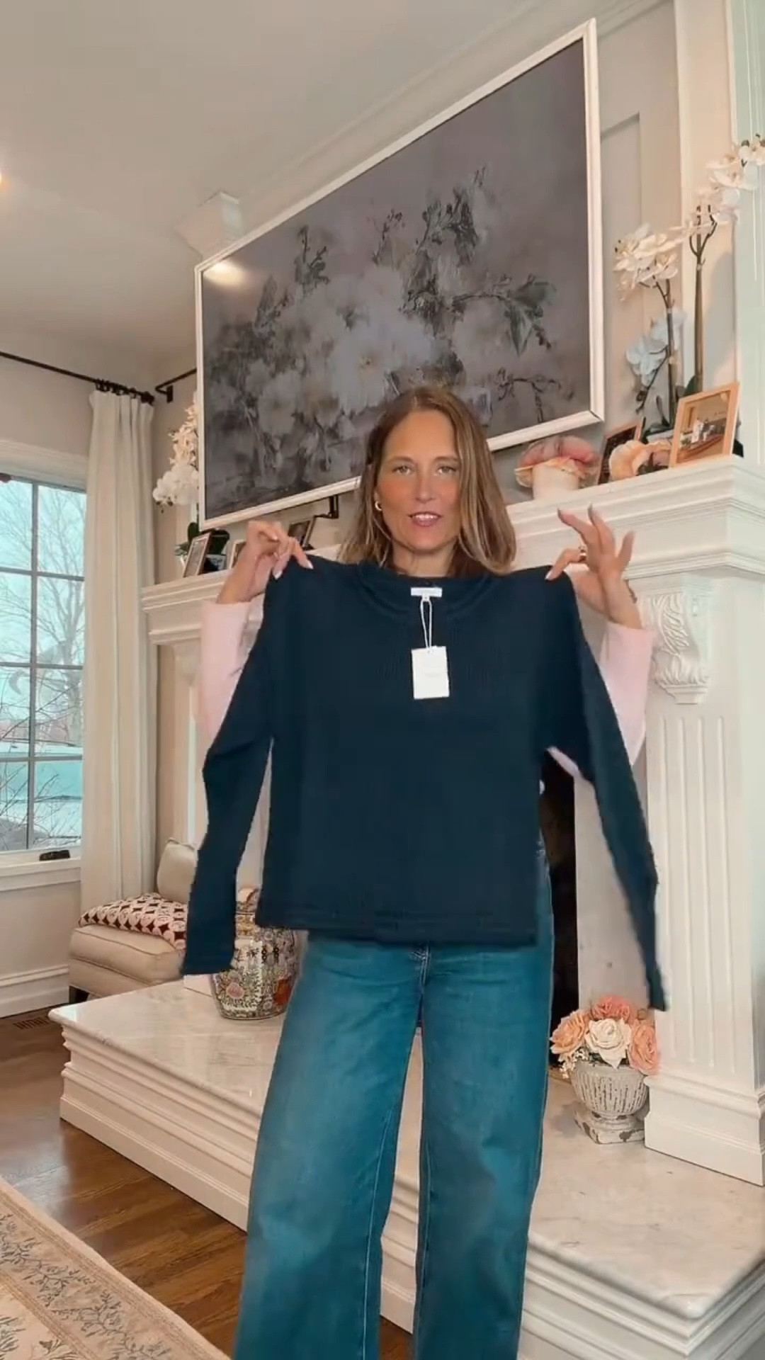 New Social Threads arrivals are here! We are loving this navy sweater and the color is perfect for transitioning into any season. It looks great with denim jeans, white pants, or a cute maxi skirt.

#LTKMidsize #LTKootd #LTKOver40