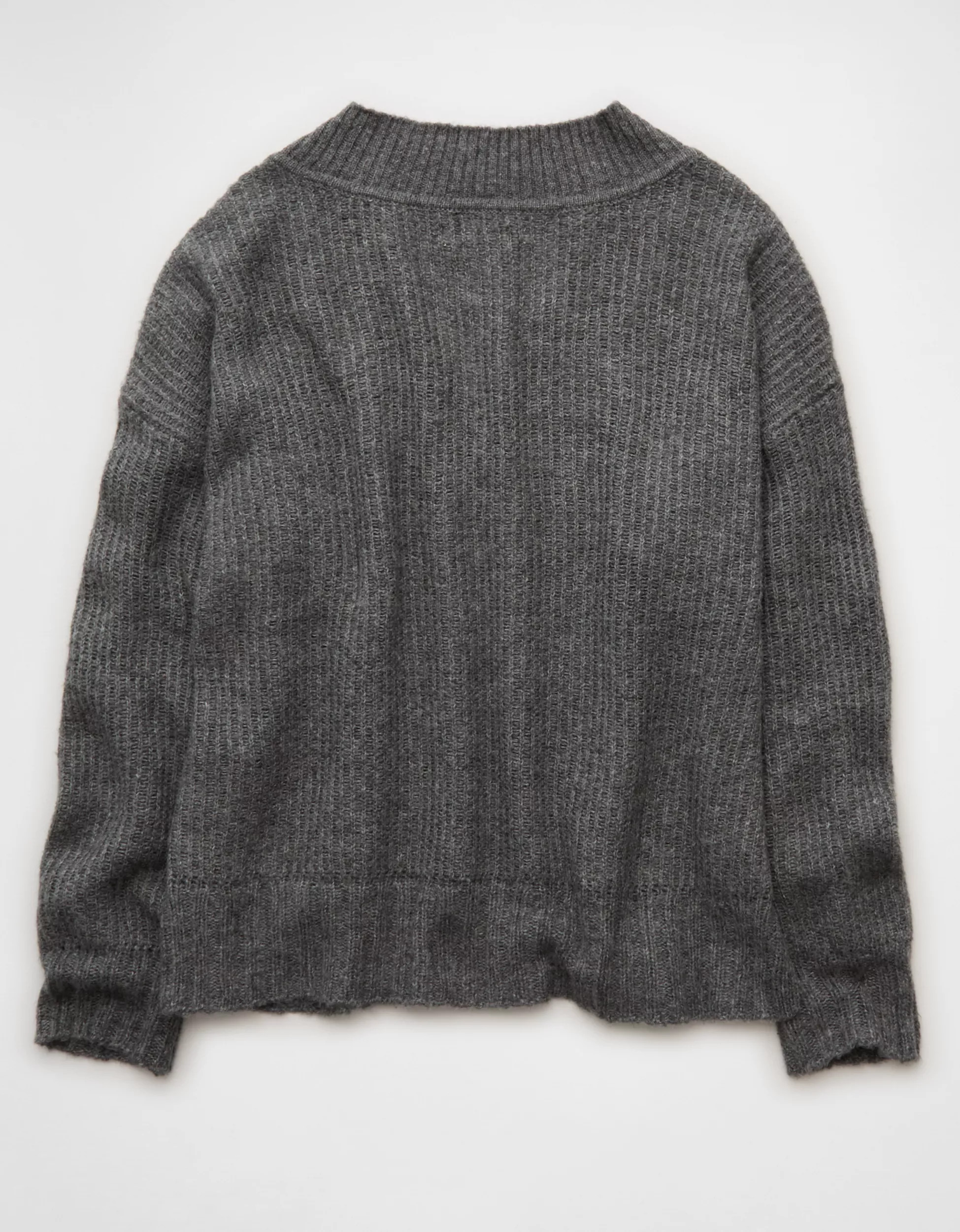 AE Whoa So Soft Oversized V-Neck Sweater | American Eagle Outfitters (US & CA)