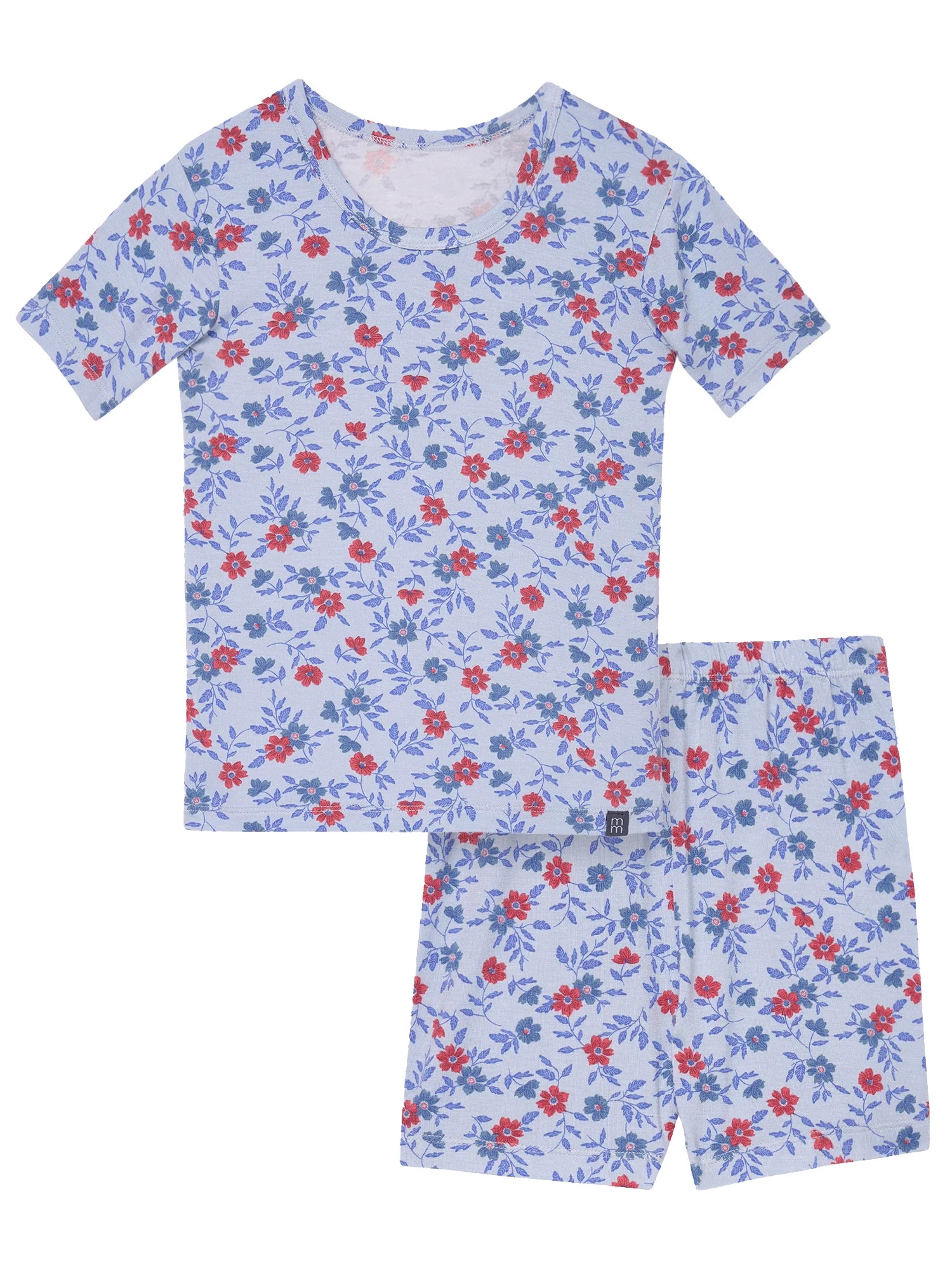 Modern Moments by Gerber Toddler Neutral Super Soft Americana Pajama Short Set, 2-Piece, Sizes 12... | Walmart (US)