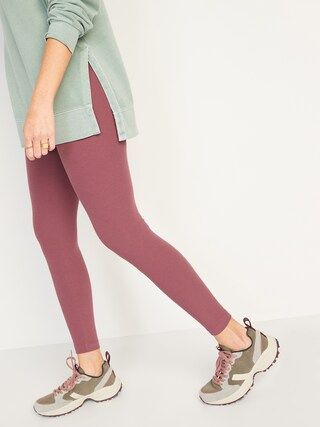 High-Waisted Rib-Knit Leggings For Women | Old Navy (US)