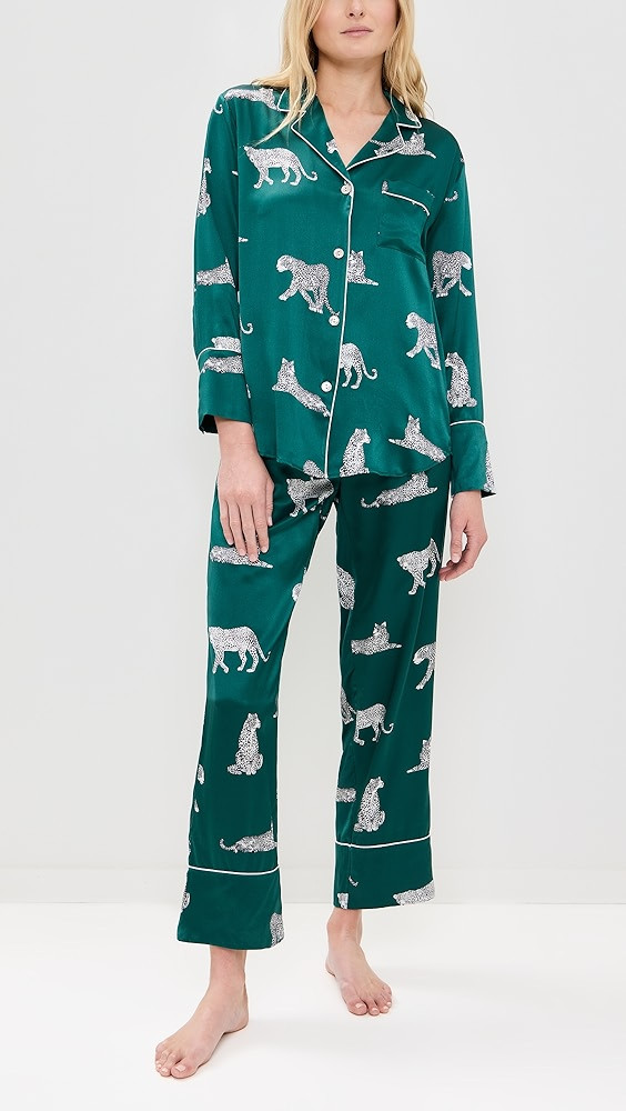 Mulberry Silk Panthre de Luxe Pajama Set | Shopbop