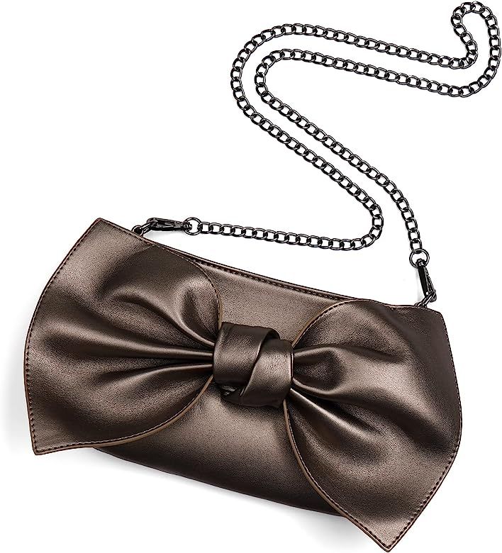 Womens Oversized Wristlet Clutch Evening Purse Little Crossbody Bags Vegan Leather Envelope Handb... | Amazon (US)