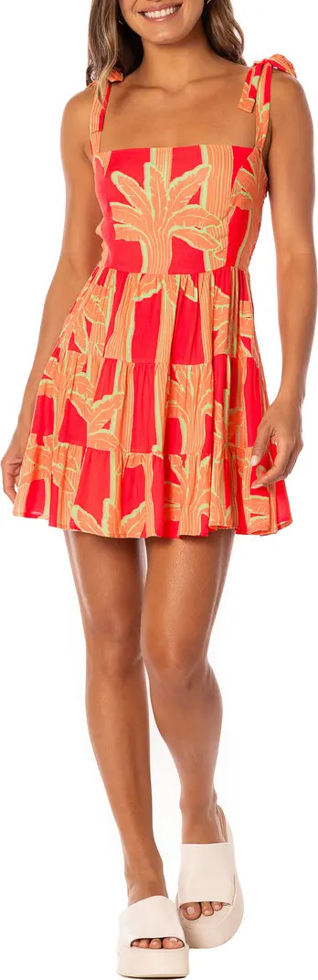 Maaji Emily Palm Print Fit & Flare Dress | Nordstrom | Nordstrom