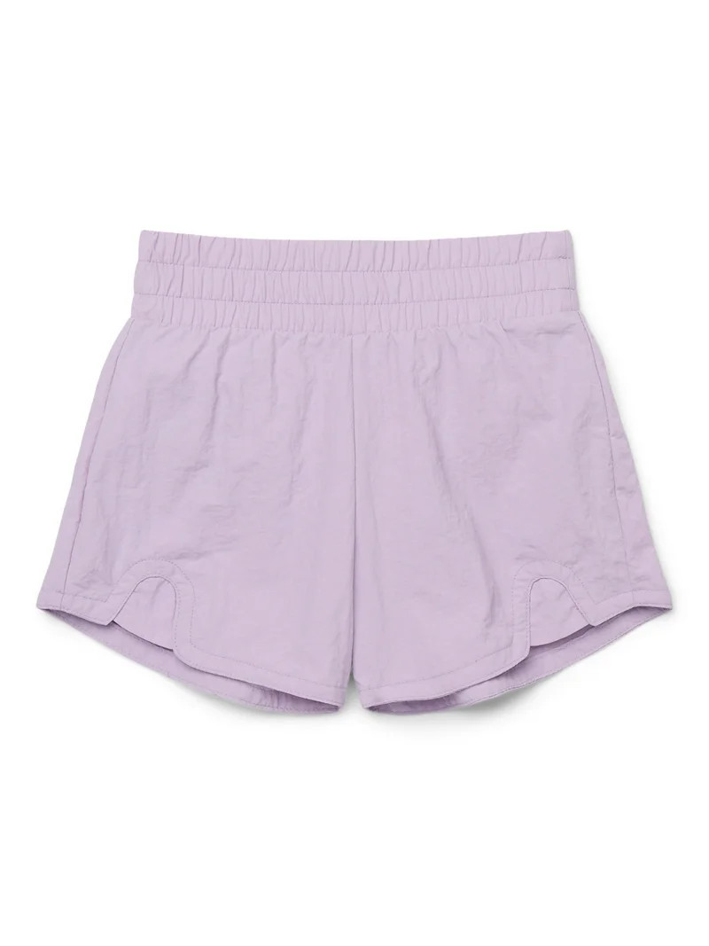 Athletic Works Girls High Waist Shorts, Sizes 4-18 & Plus | Walmart (US)