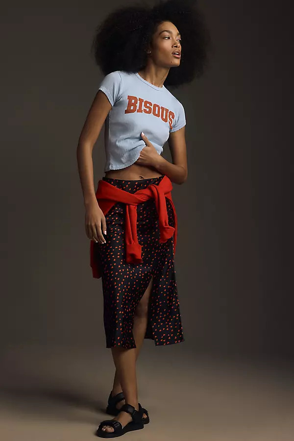 Letluv Bisous Pointelle Baby Tee | Anthropologie (US)