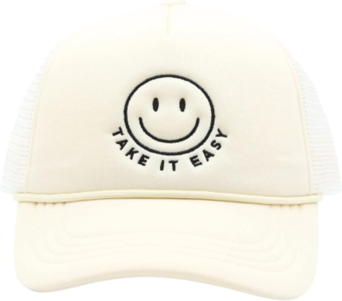 Women's Relaxed Fit Adjustable Snap Back Cap Gorras Lids Branded USA Classis Trucker Baseball Cap... | Amazon (US)