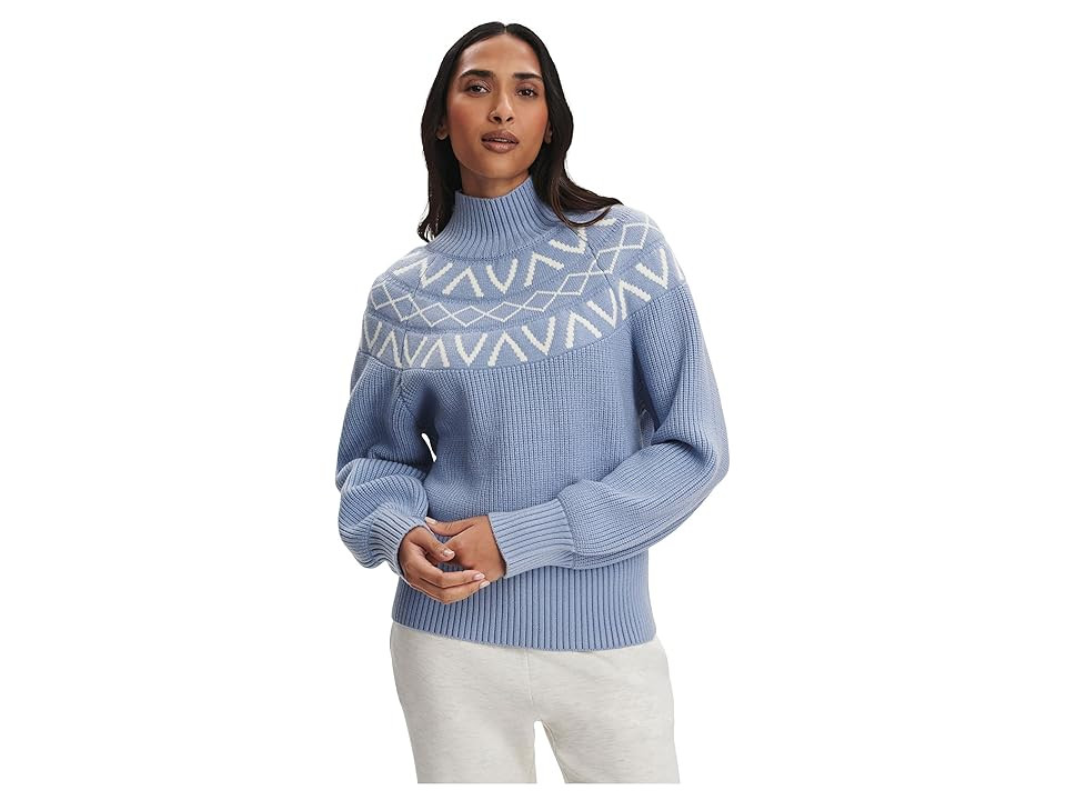 Varley Marcie Fairisle Yoke Knit Women's Sweater Glacier Blue : XXS, Nylon/Polyester/Viscose | Zappos