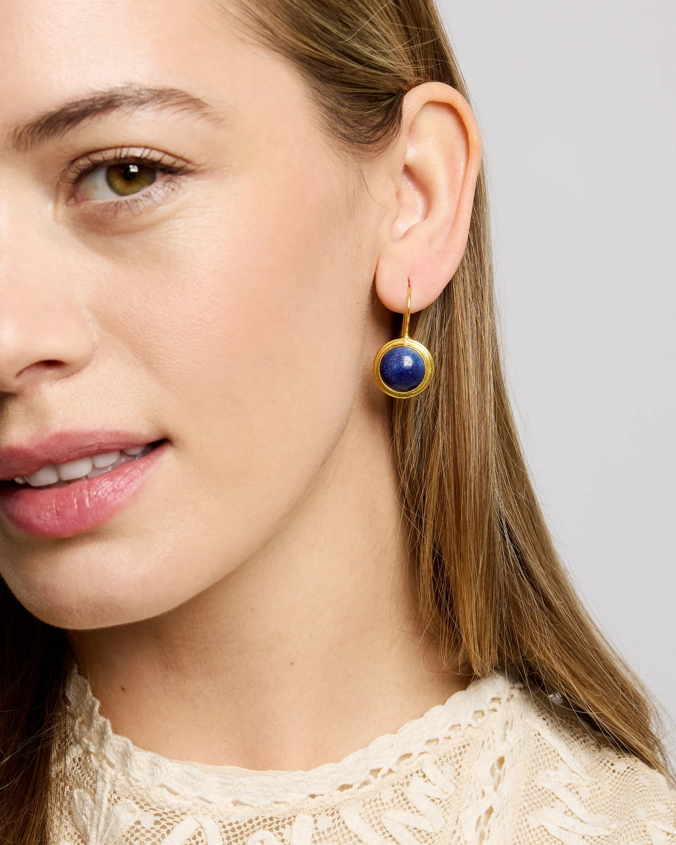 Noa Lapis Drop Earrings | Sustainable Jewellery by Ottoman Hands | Ottoman Hands