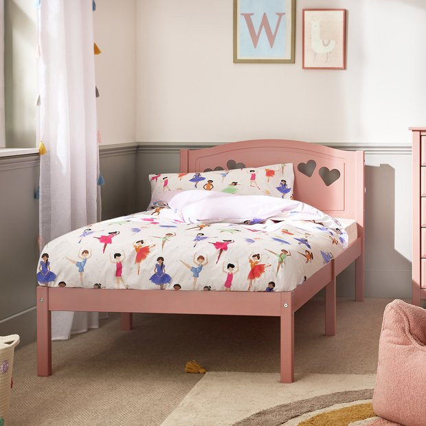 Habitat Mia Single Bed Frame - Pink | Habitat UK