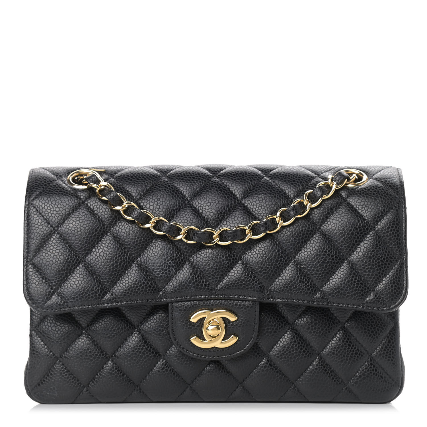 CHANEL

Caviar Quilted Small Double Flap Black | Fashionphile