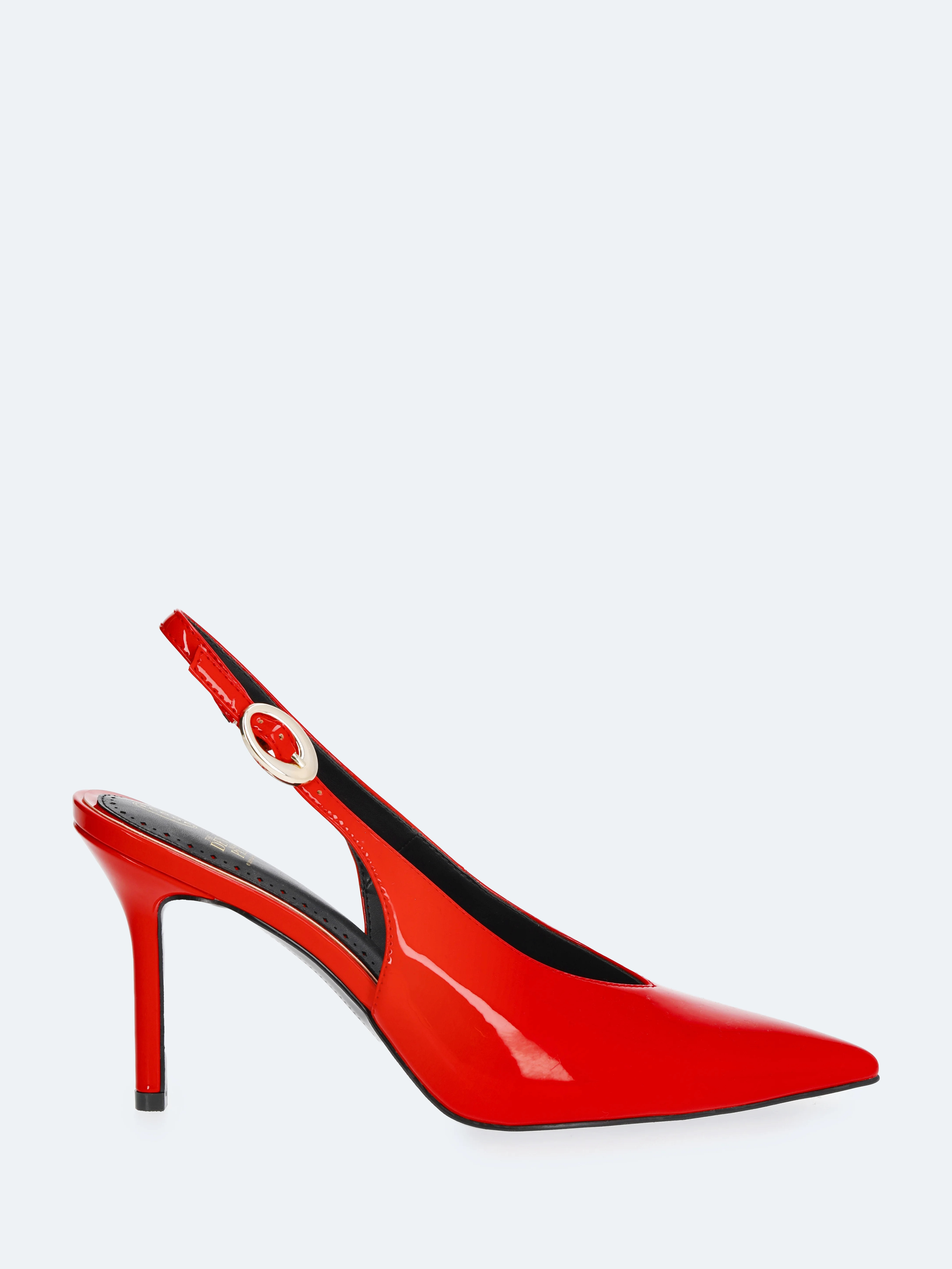 Devil Wears Prada Scoop Collection Women's Pointed Toe Slingback Heels | Walmart (US)