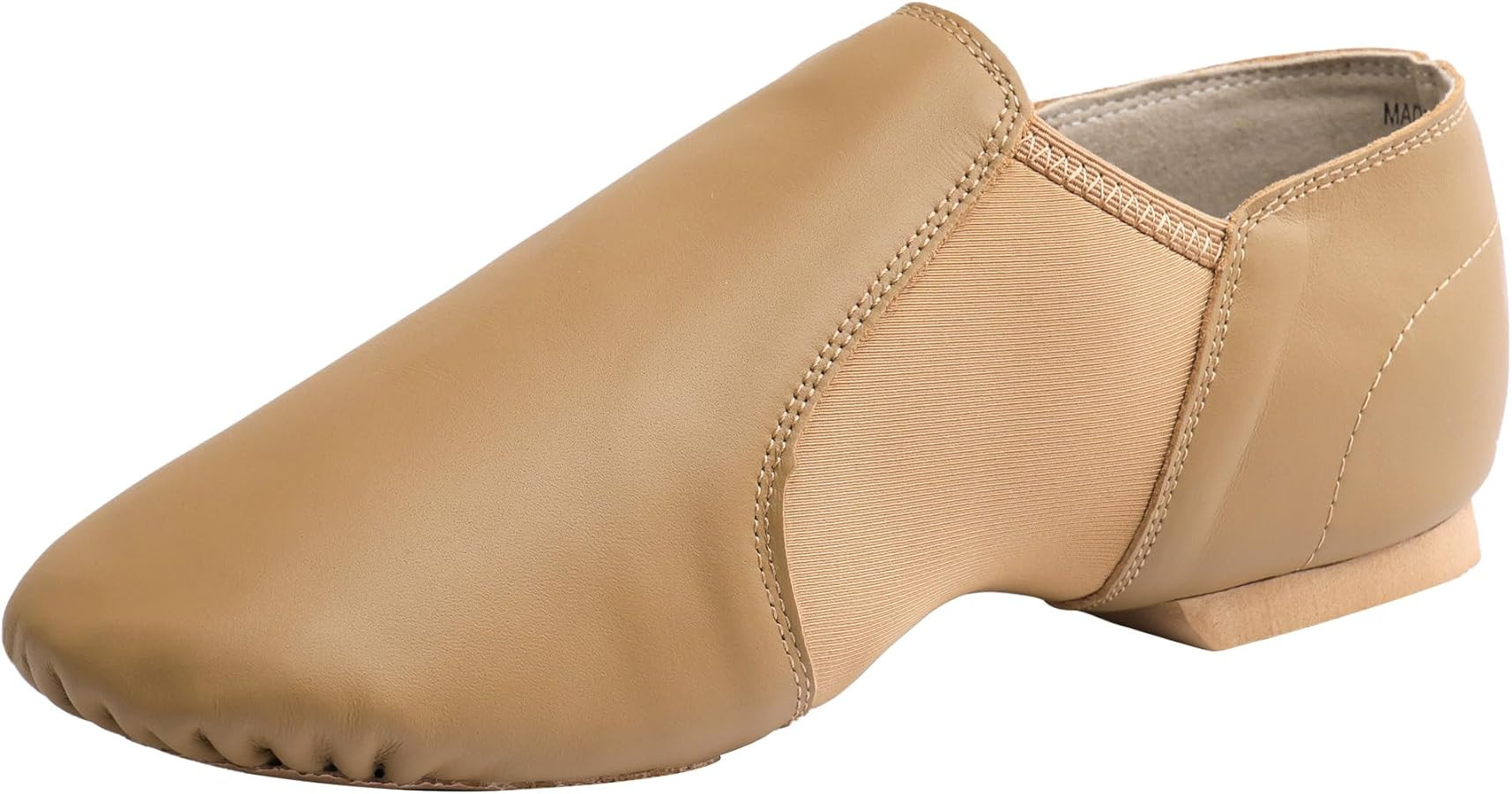 Linodes Unisex Leather Upper Jazz Shoe Slip-on for Women and Men's Dance Shoes | Amazon (US)