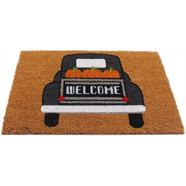 Way To Celebrate Coir Floor Mat - Walmart.com | Walmart (US)
