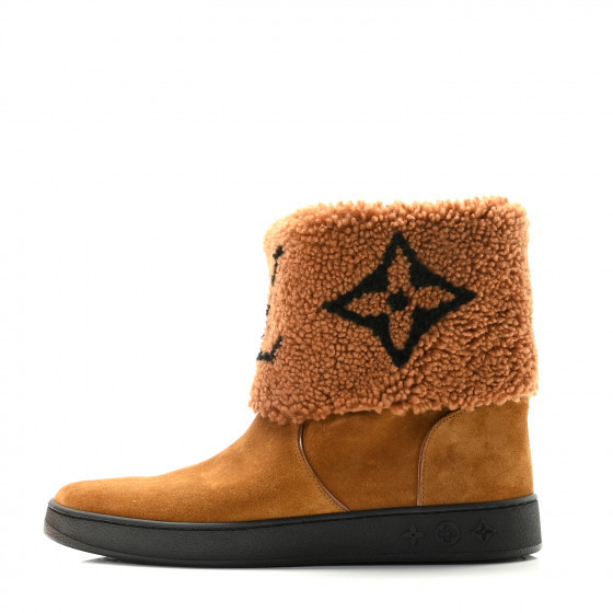 LOUIS VUITTON

Suede Calfskin Shearling Snowdrop Flat Ankle Boot 39.5 Cognac | Fashionphile