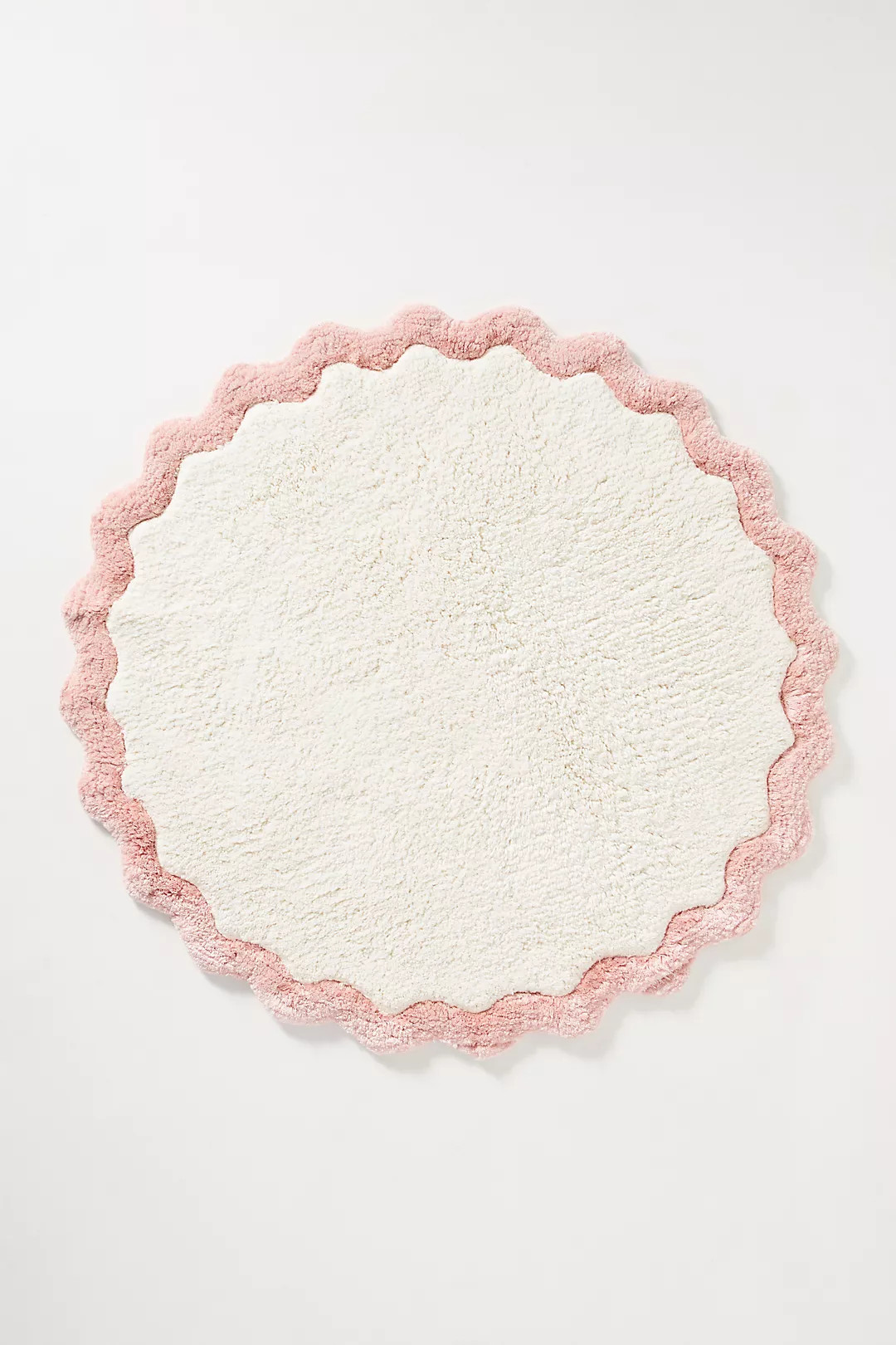 Maeve by Anthropologie Scalloped Cotton Bath Mat | Anthropologie (US)