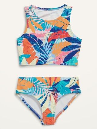 Printed Bikini 2-Piece Swim Set for Girls | Old Navy (US)