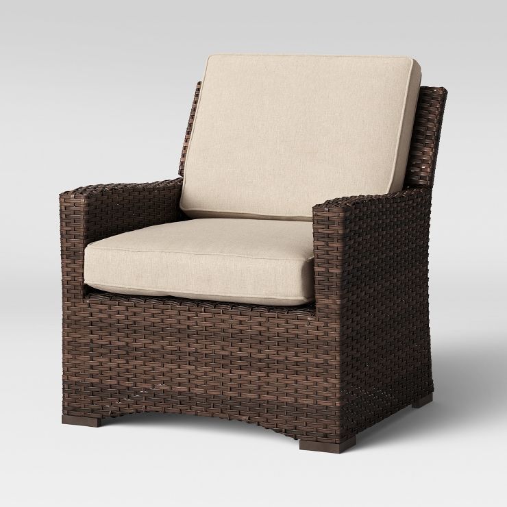 Halsted All Weather Wicker Patio Club Chair - Threshold™ | Target