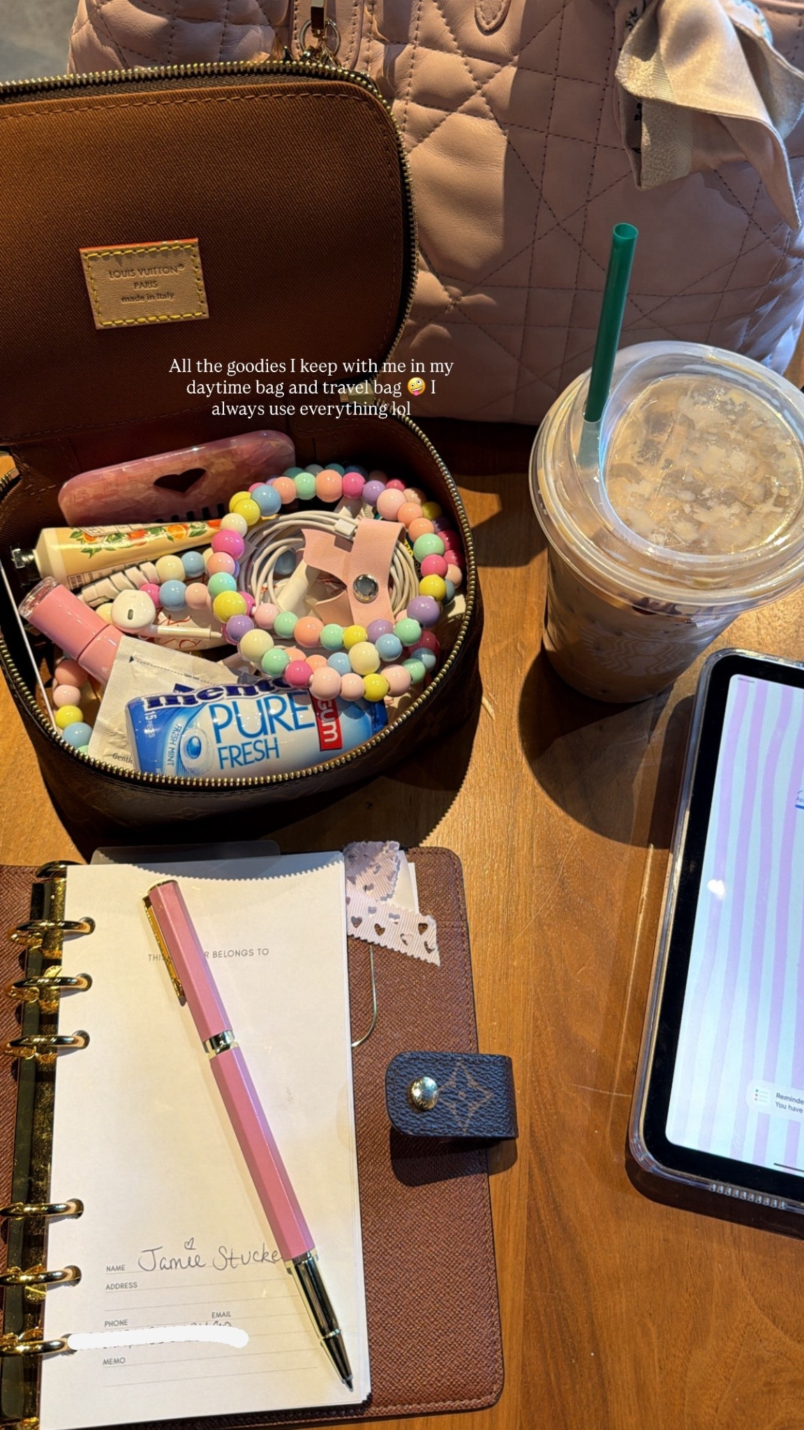Handbag essentials 

#LTKdayinmylife