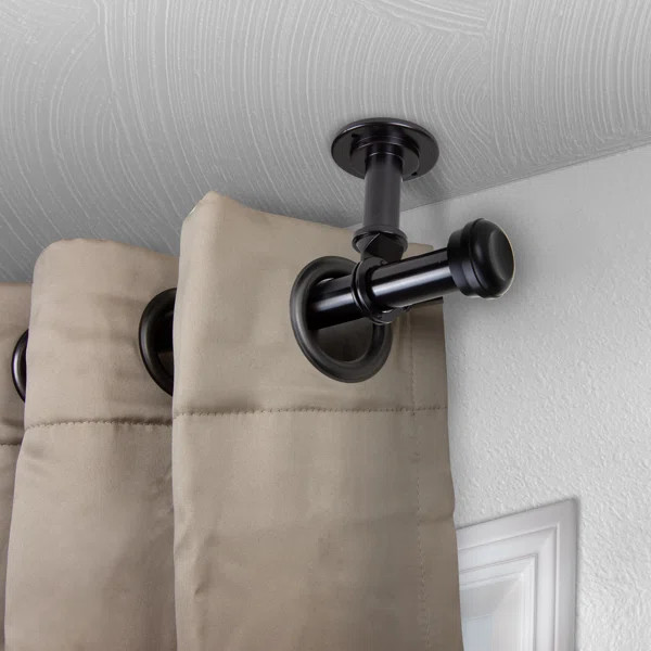 Stapleford Adjustable 1" Single Curtain Rod | Wayfair North America