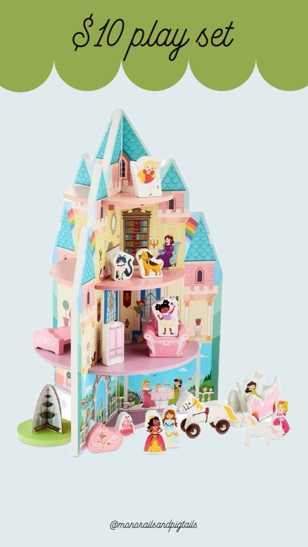 this wooden play set is only $10!!!! looks like Melissa and Doug and is so cute!! it’s packaged super cute too and is easy to wrap! great gift for toddlers! 

#LTKKids #LTKHoliday #LTKGiftGuide