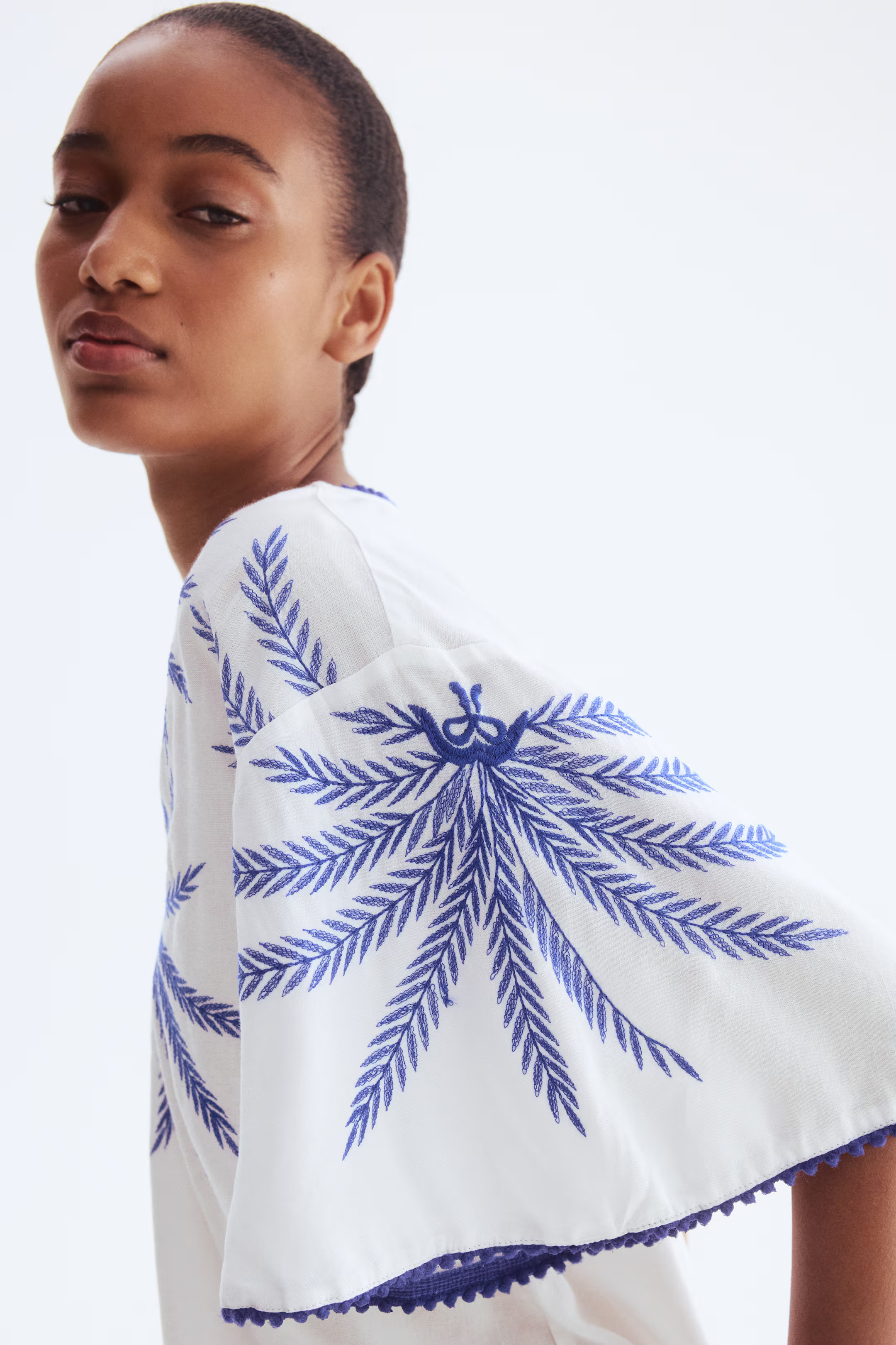 Top met borduursel | H&M (DE, AT, CH, NL, FI)