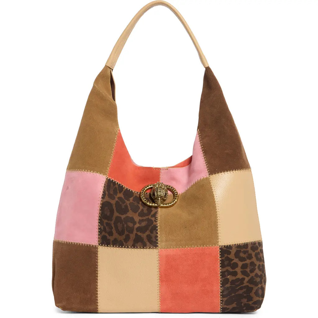 Kurt Geiger London Medium Chelsea Slouch Hobo Bag in Beige Multi at Nordstrom | Nordstrom