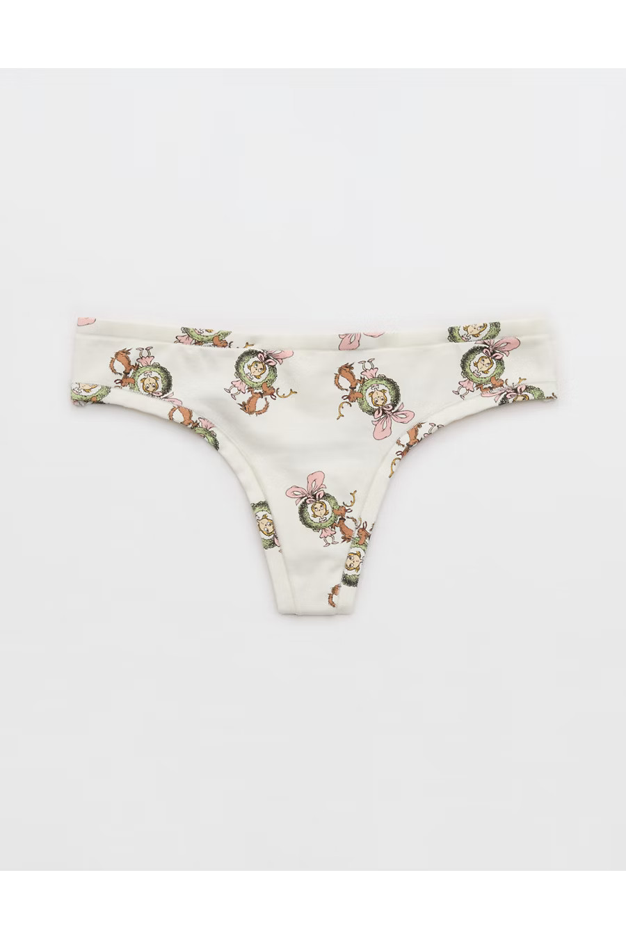 Superchill Cotton Thong Underwear Women's Tender Heart L | Aerie
