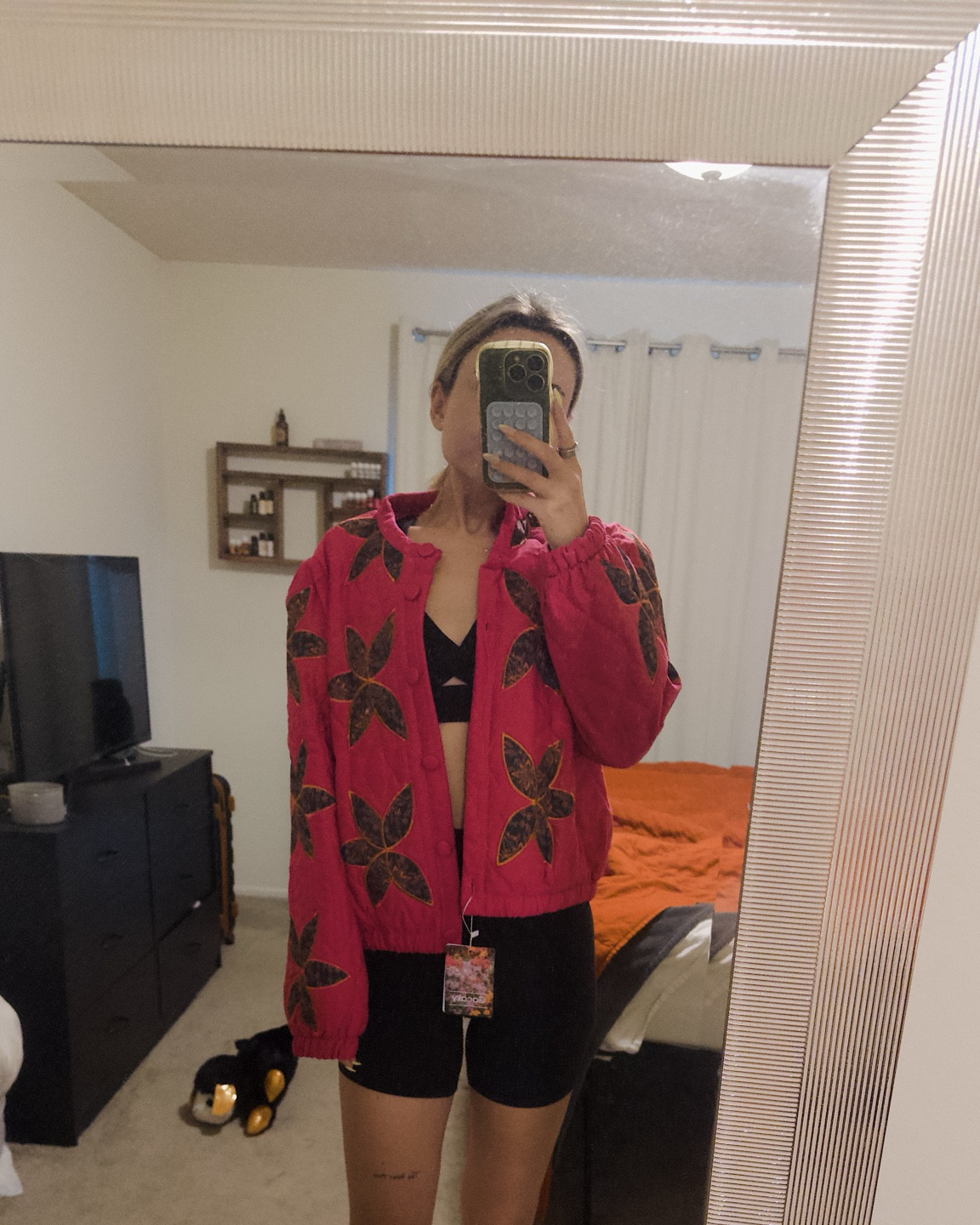 the perfect fall jacket - surprisingly good quality + 30% off rn!!! darker pink in person than online but i am OBSESSED.

Under $50 with discount.
Wearing size S


#LTKSeasonal #LTKsalealert #LTKfindsunder50