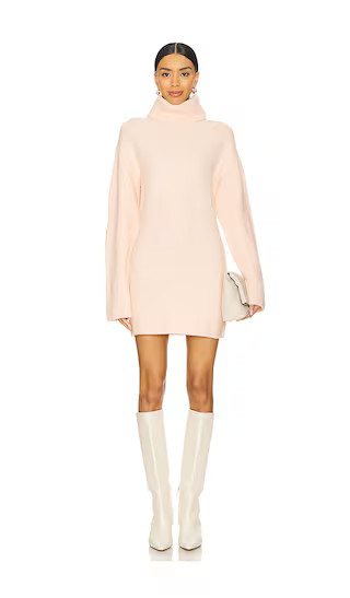 Atara Sweater Dress in Baby Pink | Revolve Clothing (Global)