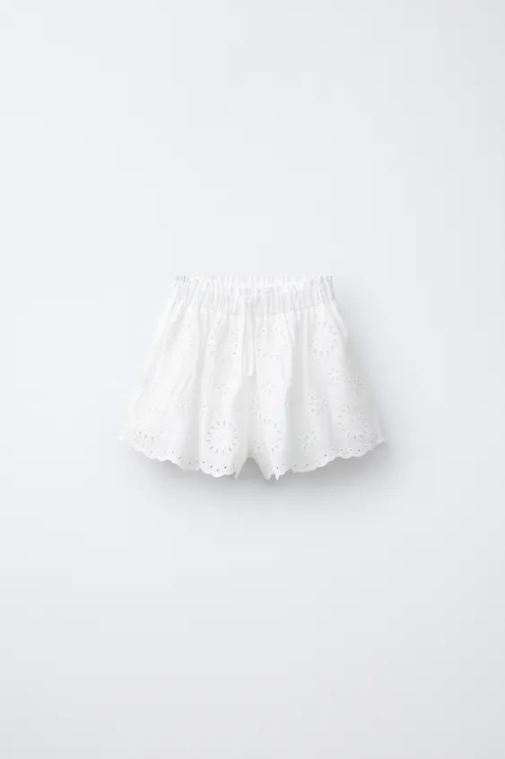 BERMUDA BRODERIE SUISSE | Zara FR