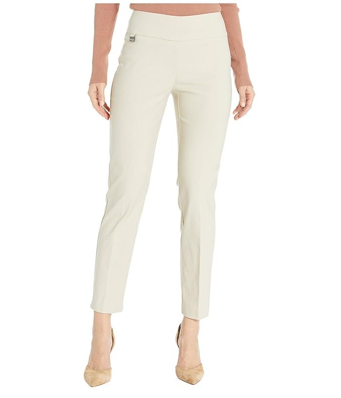 Lisette L Montreal Solid Magical Lycra Ankle Pants (Beige) Women's Casual Pants | Zappos