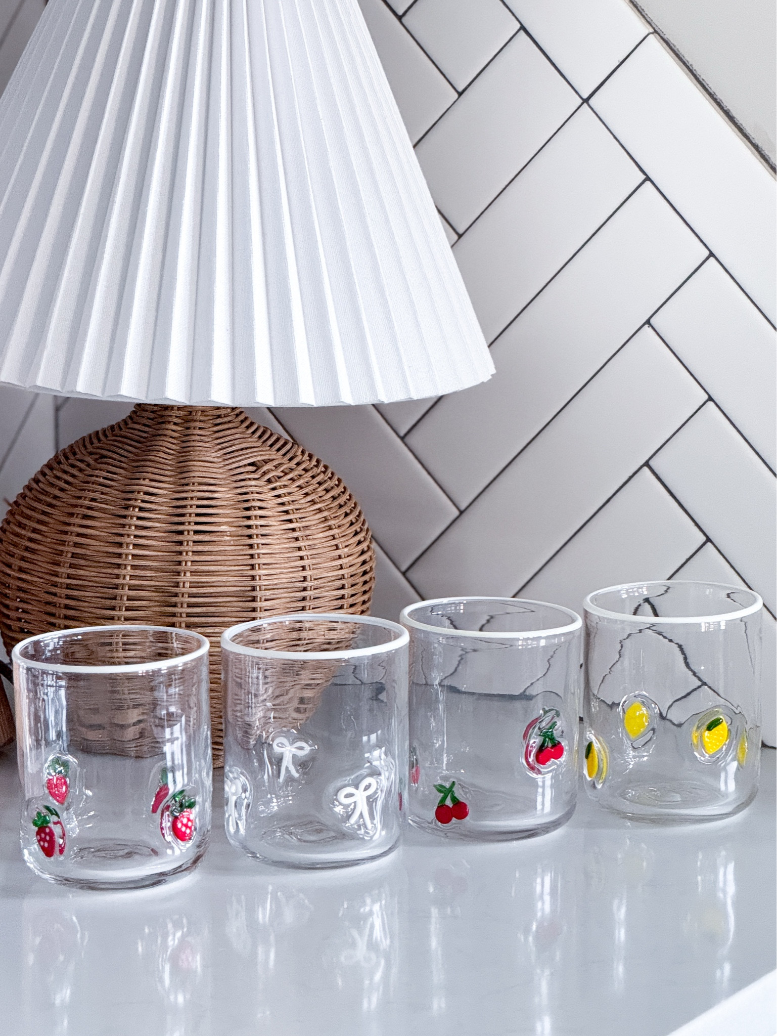 Summer icon glasses I’m loving, also tagging some fun new releases. These are my favorite glasses for iced coffee!

Anthropologie - Anthro - Icon Glasses - Summer Drinkware - Cute Drinking Cups - Bows - Lemons - Strawberries - Cherries 

#LTKPetite #LTKHome #LTKSeasonal