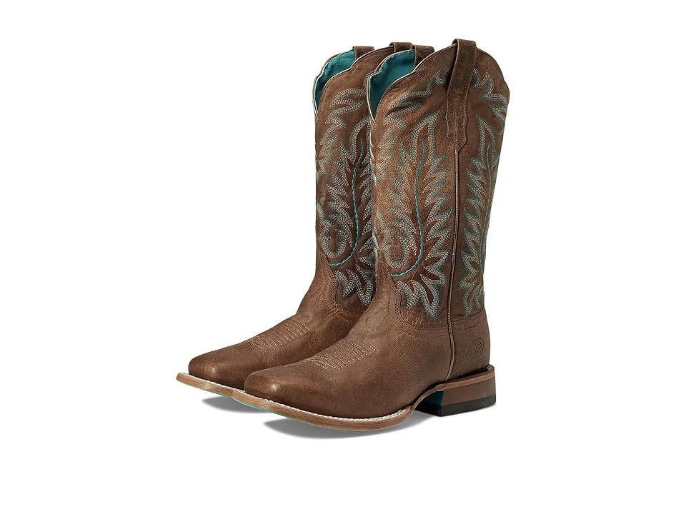 Ariat Frontier Tilly Western Boot Women's Boots Rodeo Tan : 7.5 B - Medium, Leather | Zappos
