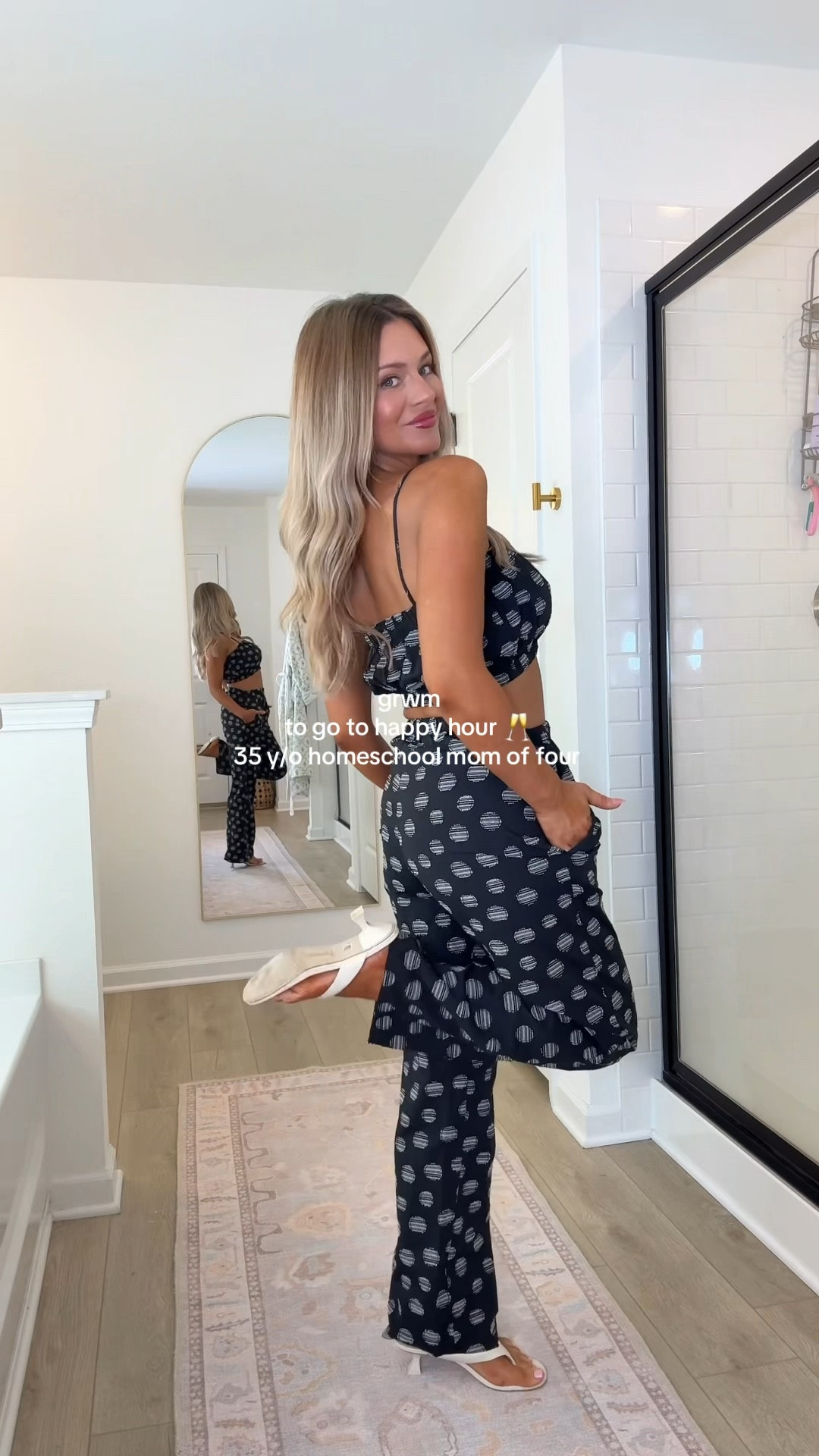 happy hour happy girl 🥂🪩 this cutie pants set is on sale at @Shopbop !

#LTKgrwm #LTKdayinmylife #LTKootd