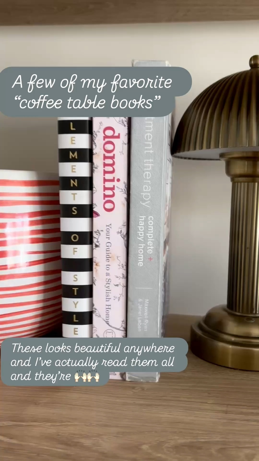Coffee table books/ actually great design books that I use everywhere 

#LTKstorytime #LTKHome